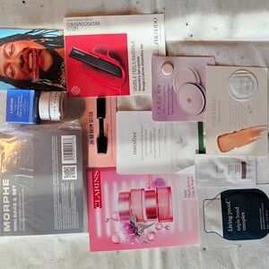 LOT of 12 LUXURY SKIN AND MAKEUP SAMPLES